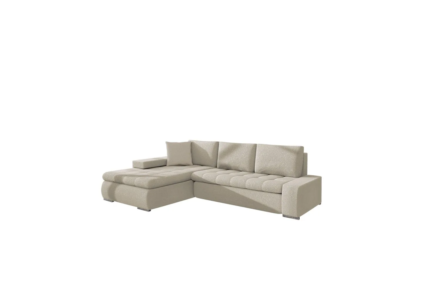 Cerys Soffa med Divan 3-sits - Beige