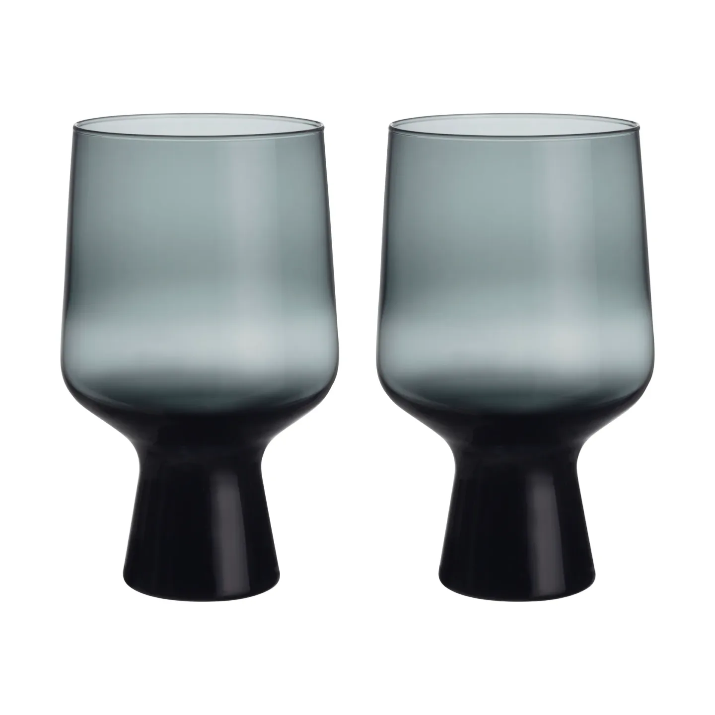 Iittala Solare Kelch 40 cl 2er-Pack Stahlgrau
