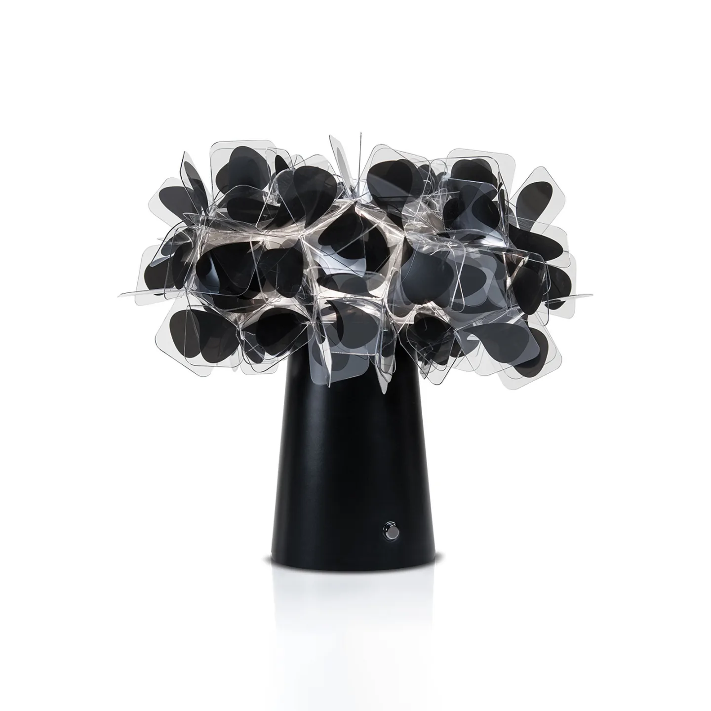 Clizia Portable Tischleuchte Mama Non Mama Black - Slamp Clizia Mama Non Mama - Wohnzimmer - Design - Kunststoff - Mit Schirm