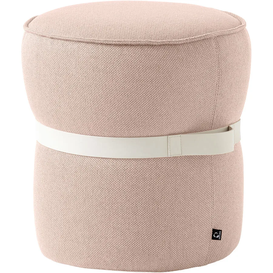 CONNUBIA Hocker Pof Rosa Polyester Stoff B 47 H 48 cm