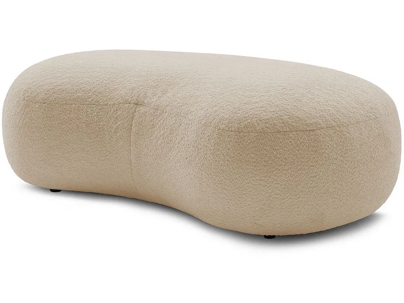 Hocker BOBOCHIC SAINT-GERMAIN 90x147x47cm boucle-stoff beige