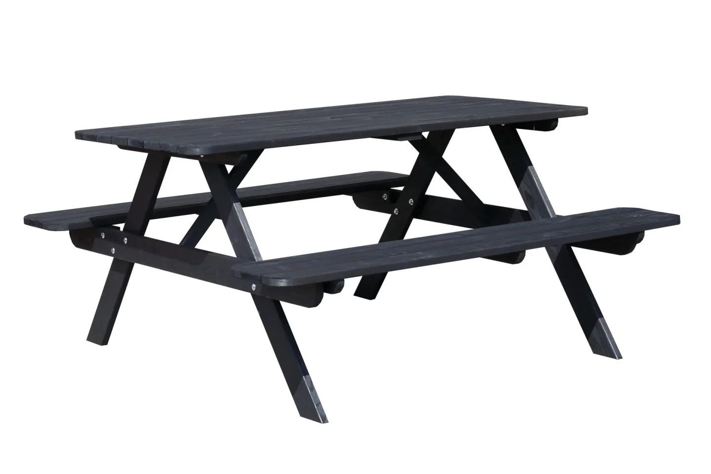 Nancie Picknickbord 158 cm - Kaffesvart