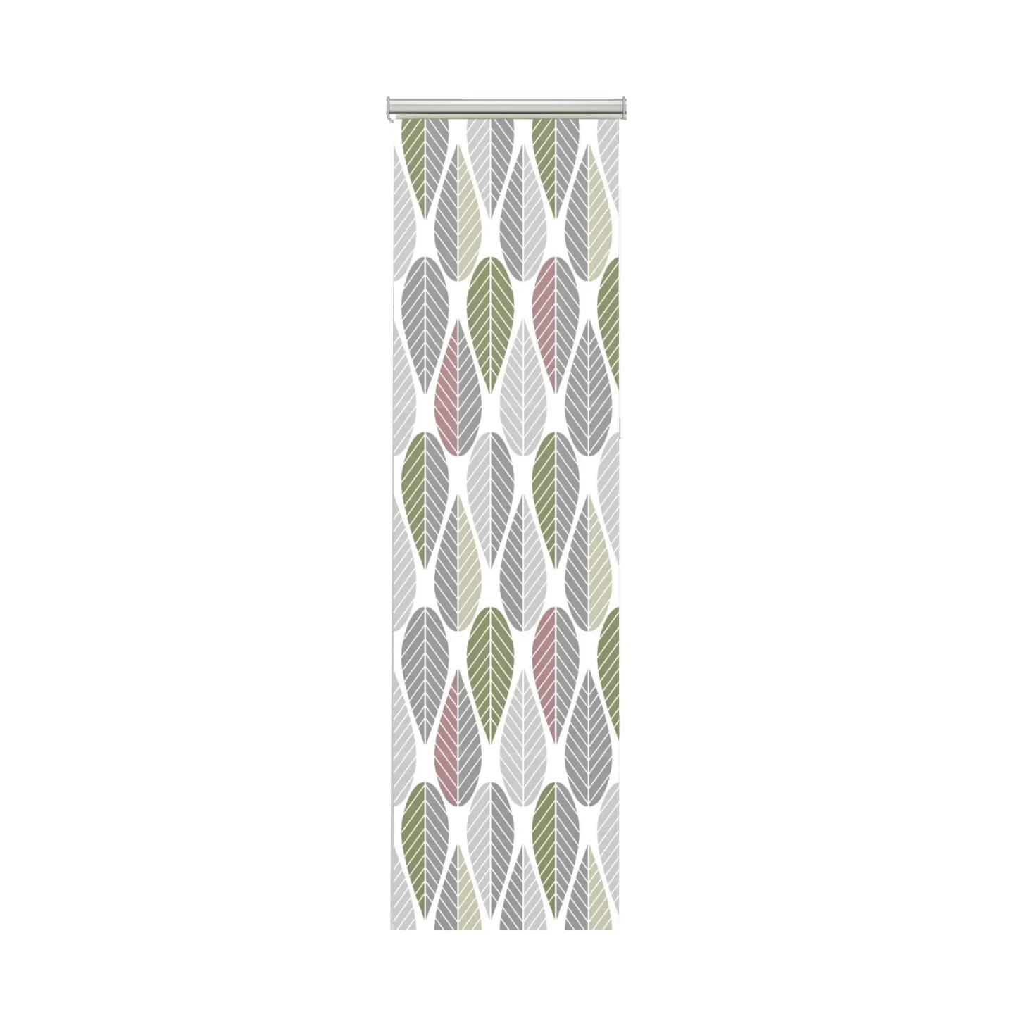 Arvidssons Textil Blader panelgardin 2-pack rosa