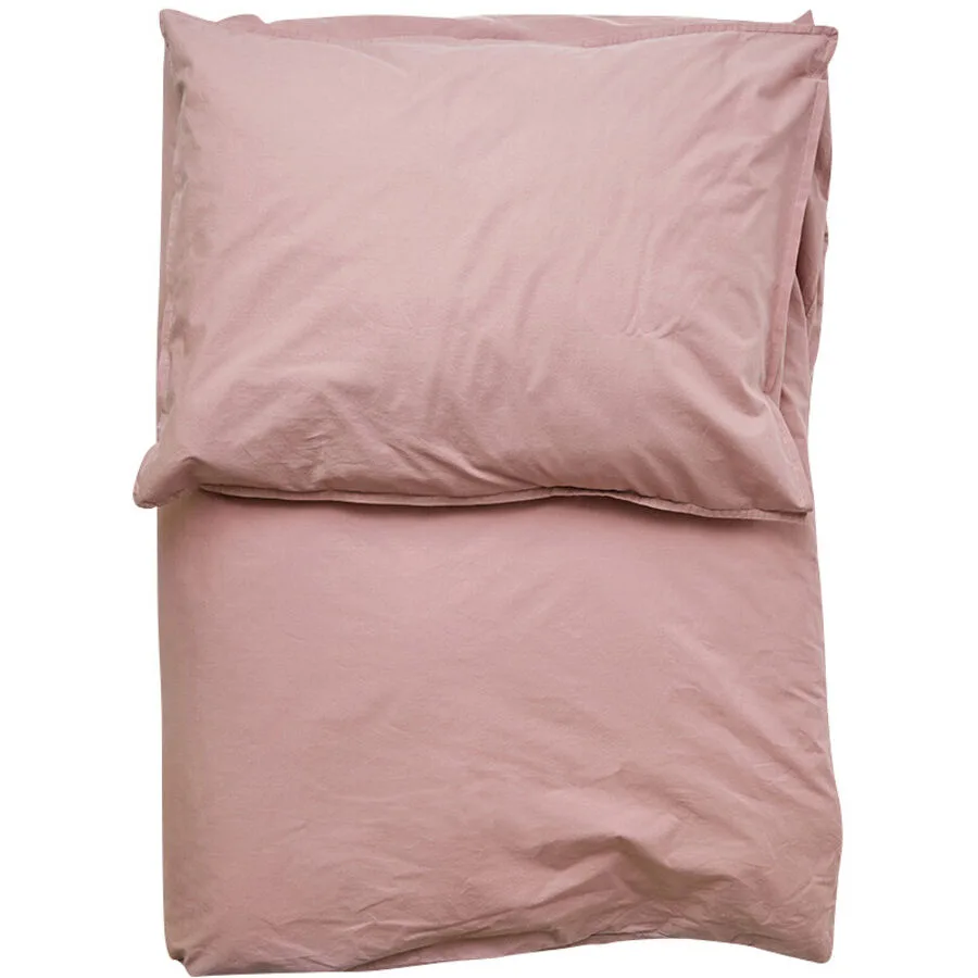 Lavie Kissenbezug Louise Altrose Einfarbig Baumwolle B 65 T 65 cm - Material: Bio Baumwolle