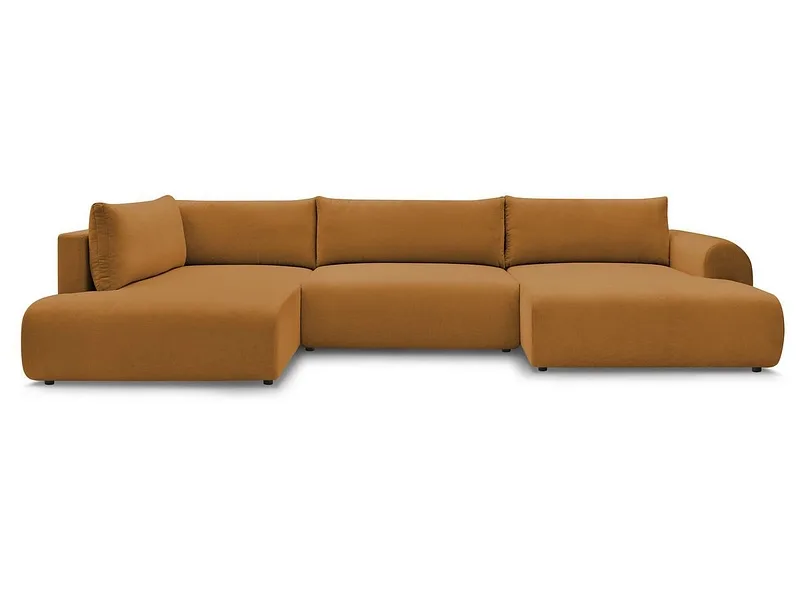 Wohnlandschaft BOBOCHIC LUCIEN Stoff gelb