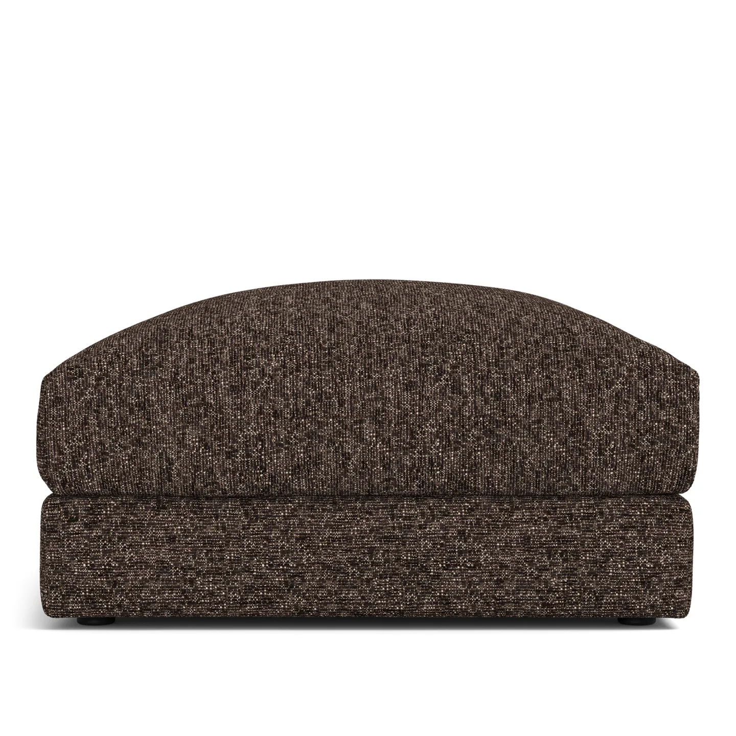 NOGA - Pavarotti Ottoman Lucinasco 17 Fixed Upholstery - Fotpallar - Dun/Metall/Trä/Skum