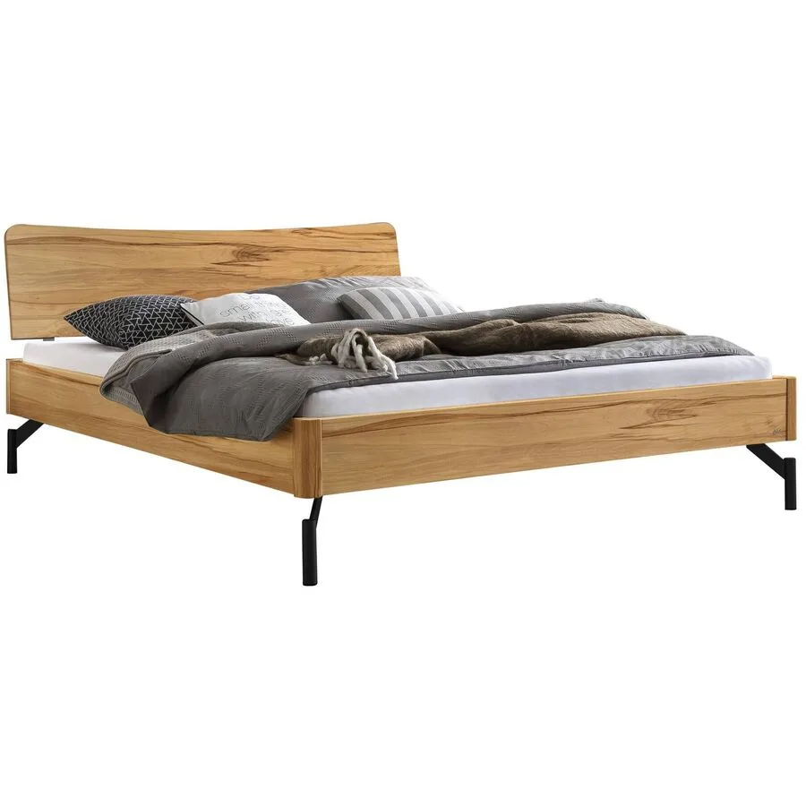 Hasena Bett Castello Natur Buche Massivholz 160 x 200 cm