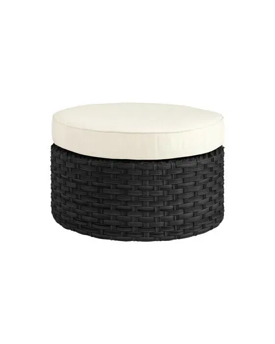 Toledo Ottoman Black