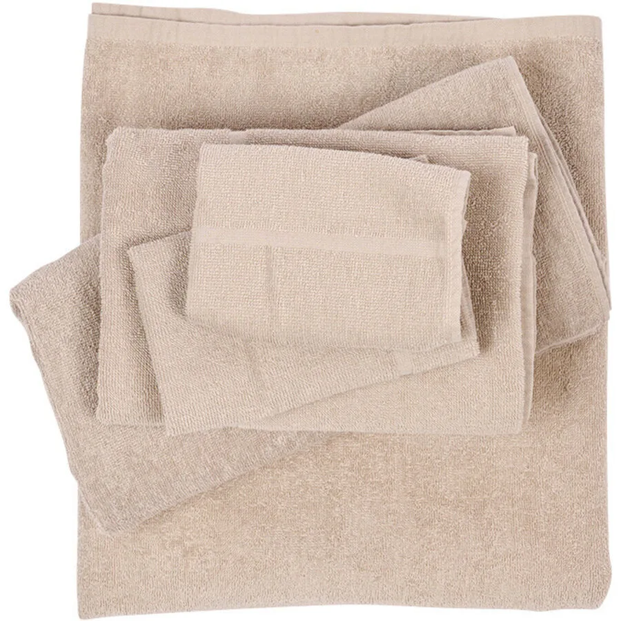 Lavie Duschtuch Tilda taupe Bio Baumwolle