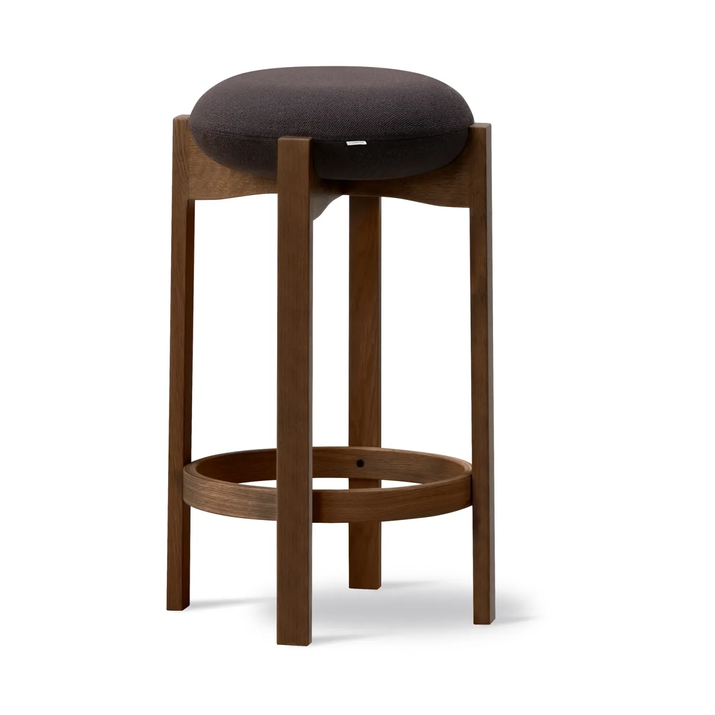 Fredericia Furniture Pioneer Hocker hoch Vidar 386-Rauchgebeizte lackierte Eiche