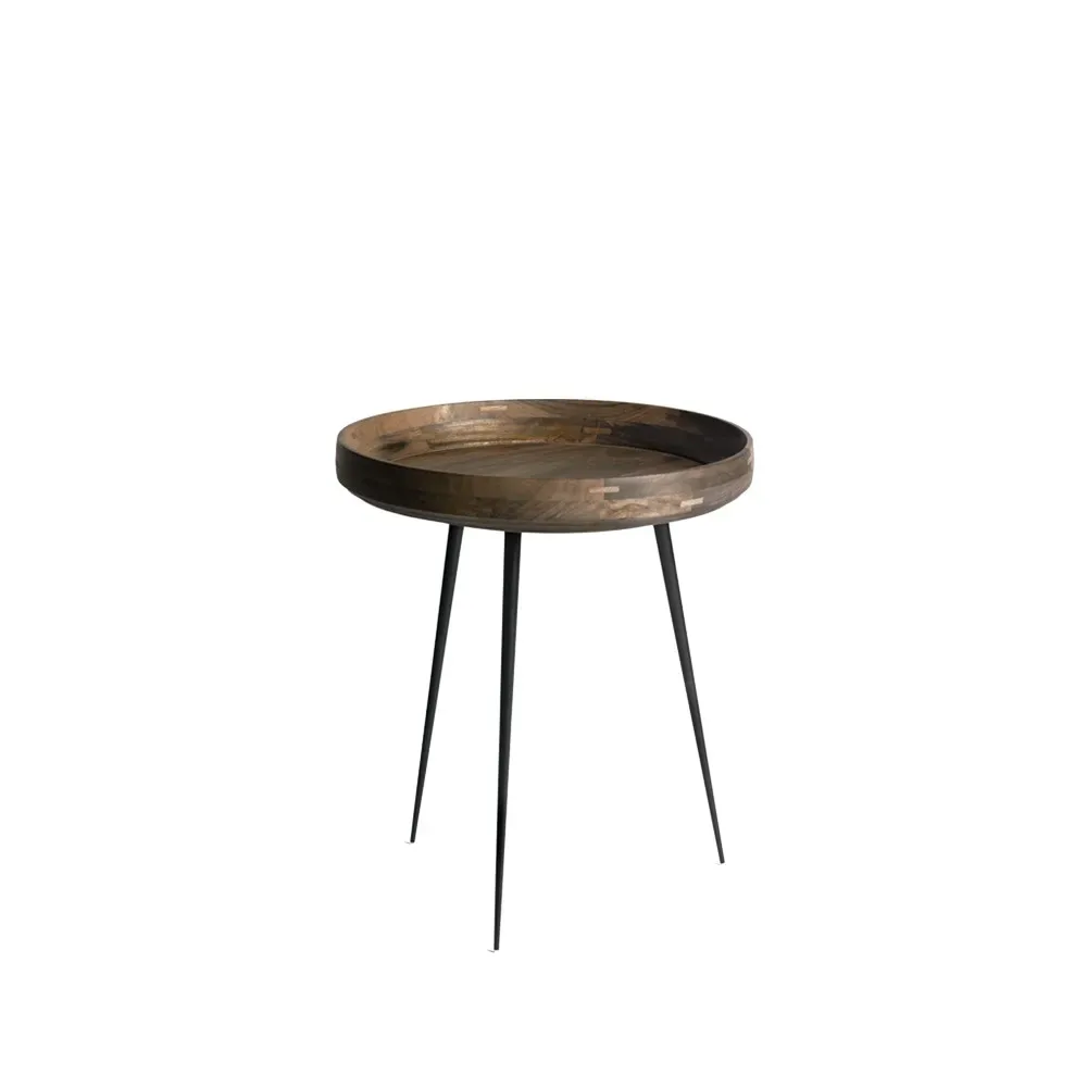 Mater Bowl Medium bord mango sirka grey, svart stativ