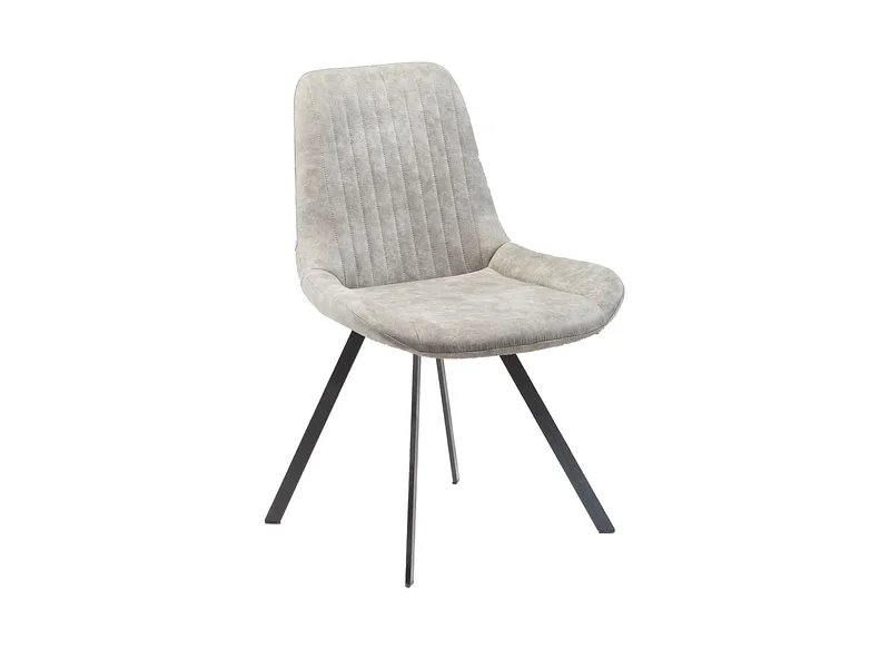 Stuhl AROSA Stoff grau
