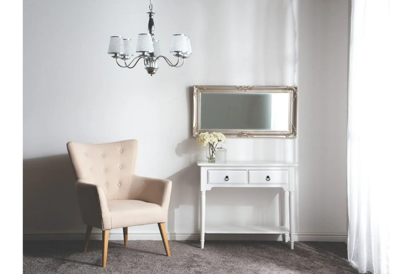 Bradano Taklampa 65 cm - Silver