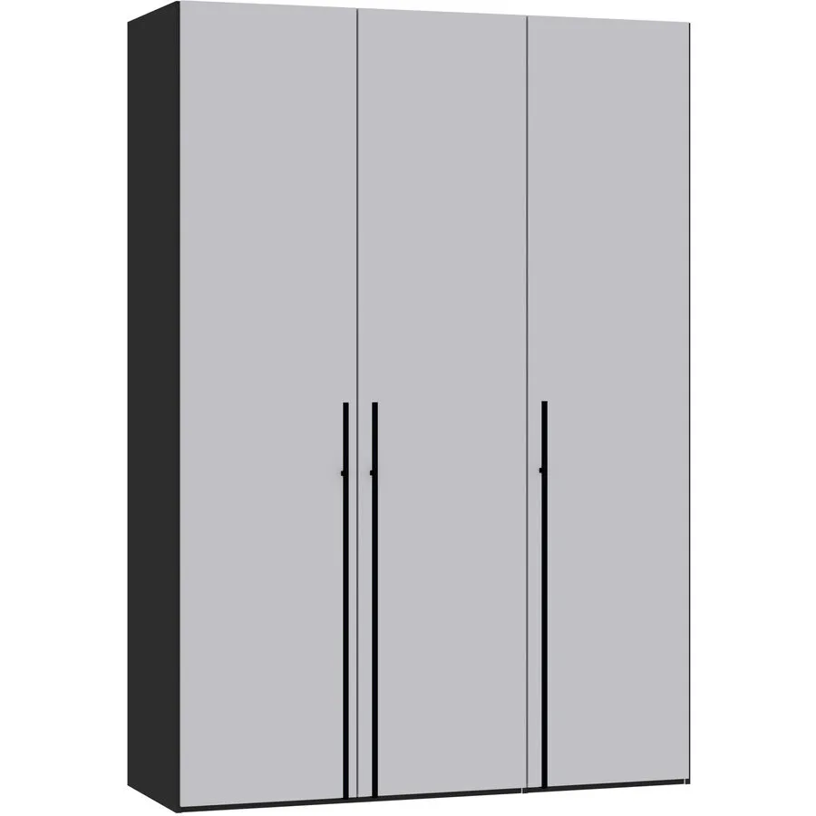 Kleiderschrank Arena Collection grau Holzwerkstoff B 152.2 cm - Schweizer Möbelhersteller