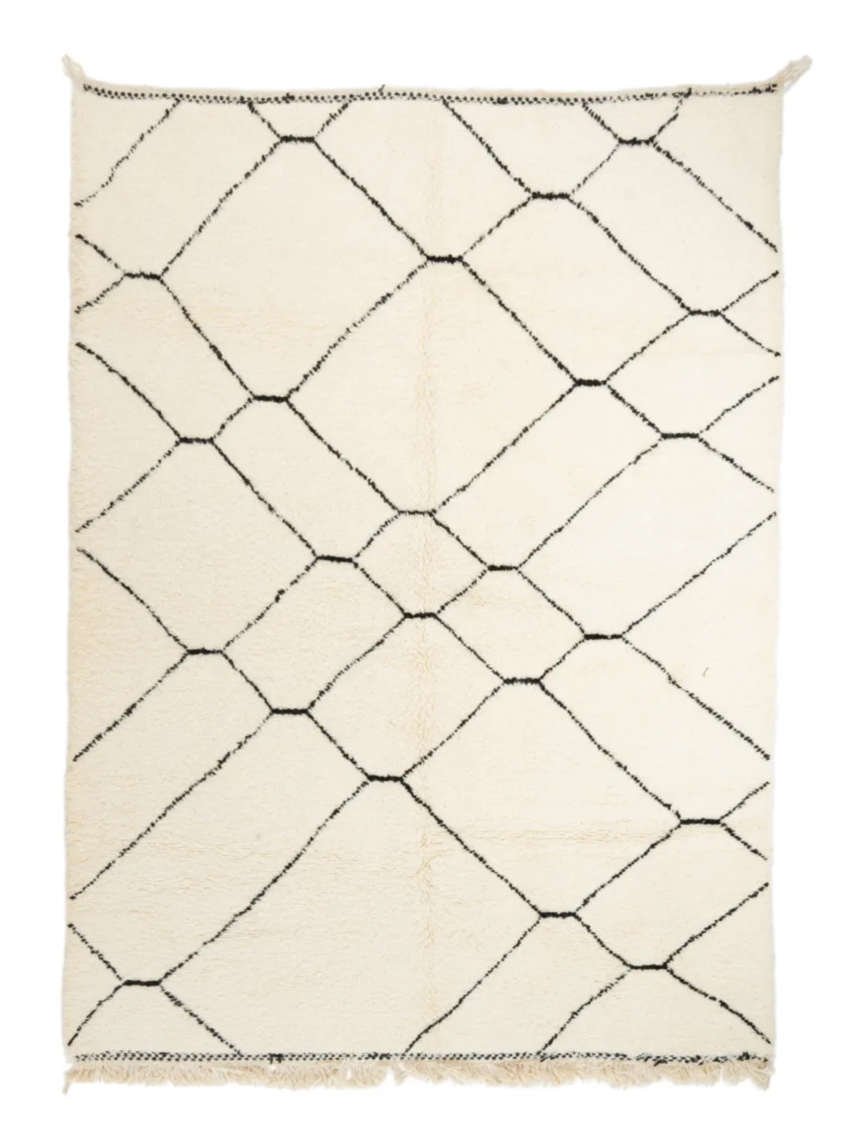 Kelim-teppe Marokkansk Beni Ourain 210 x 285 cm (Størrelse: 210 x 285 cm)