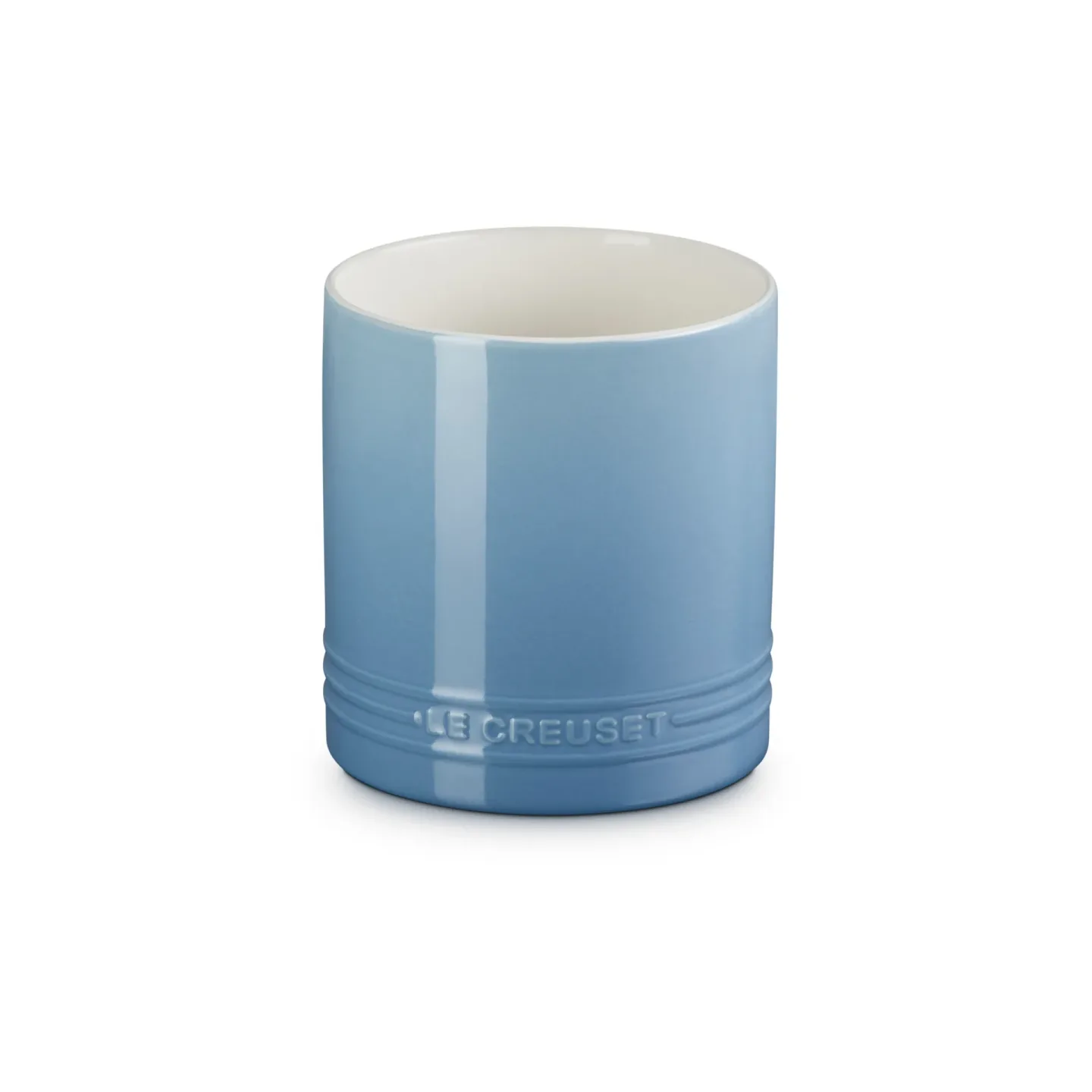 Le Creuset Signature Steingut Besteck- und Küchenutensilienkrug 1,1 L Chambray