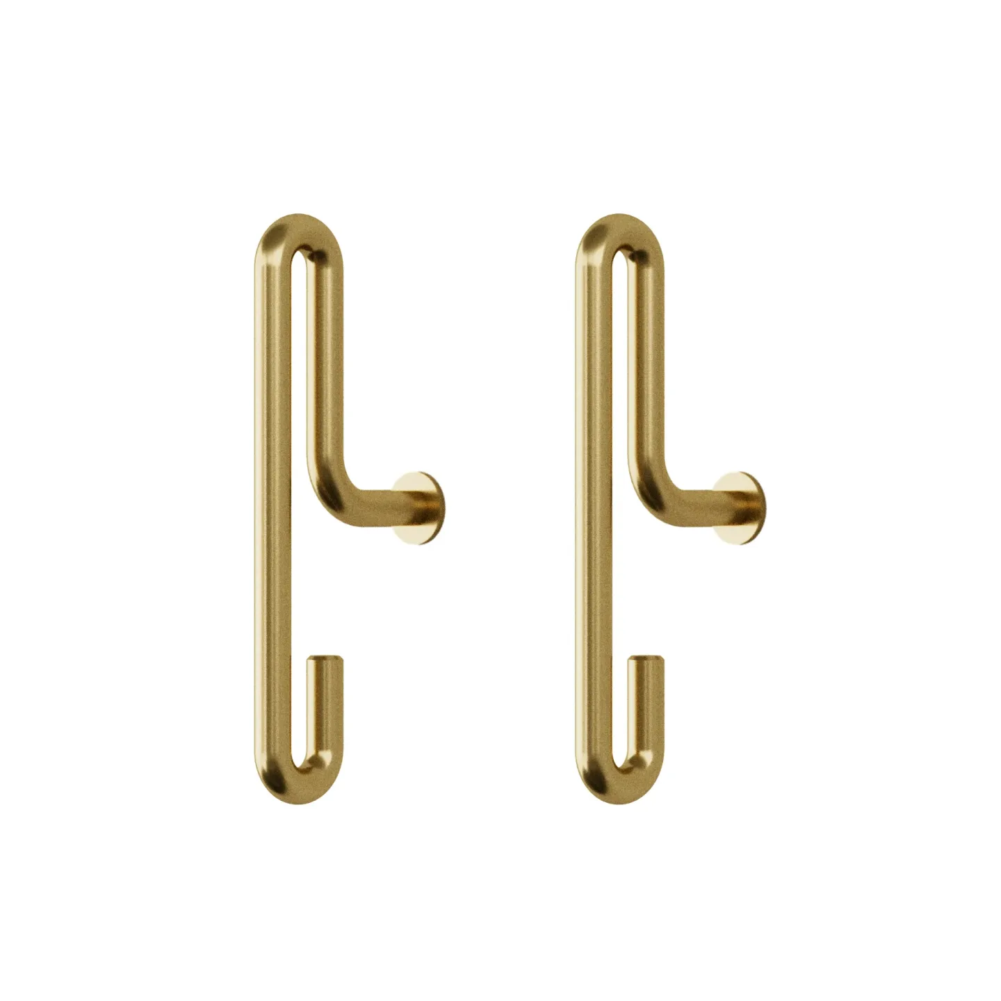 MOEBE Moebe väggkrok small 2-pack Matt guld