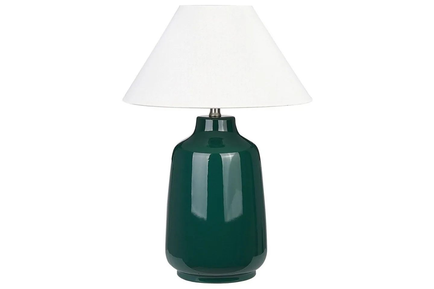 Columbrete Bordslampa 57 cm E27 - Mörkgrön/Vit