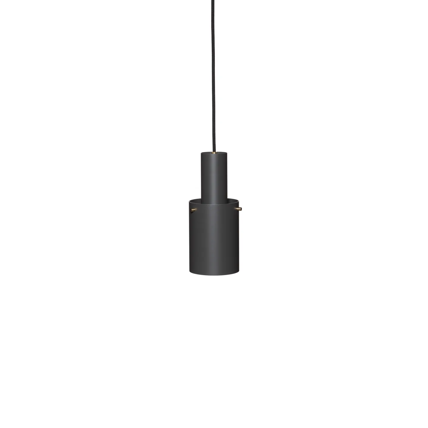Rubn - Volume 2 Pendant Medium - Umbra Grey/ Brass - Pendellampor - Niclas Hoflin - Guld,Grå
