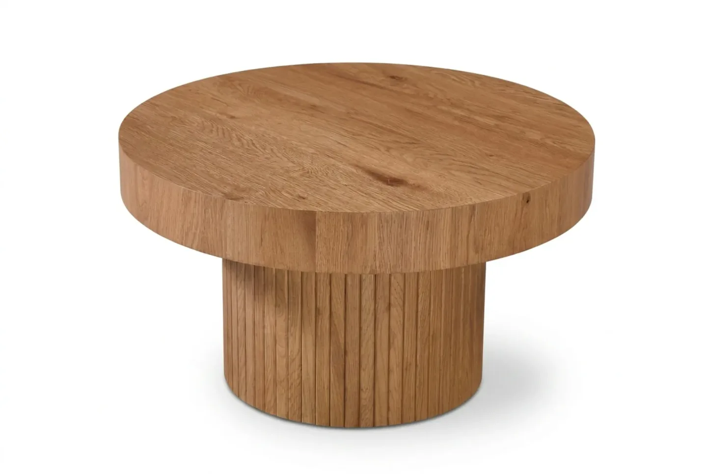 Kopparbo Soffbord Rund 85 cm tjock bordsskiva - Ek