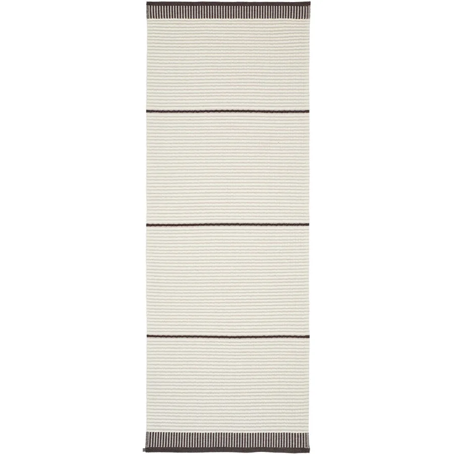 HORREDSMATTAN Teppich Solvik braun Streifen Wolle/Polyester 170 x 240 cm