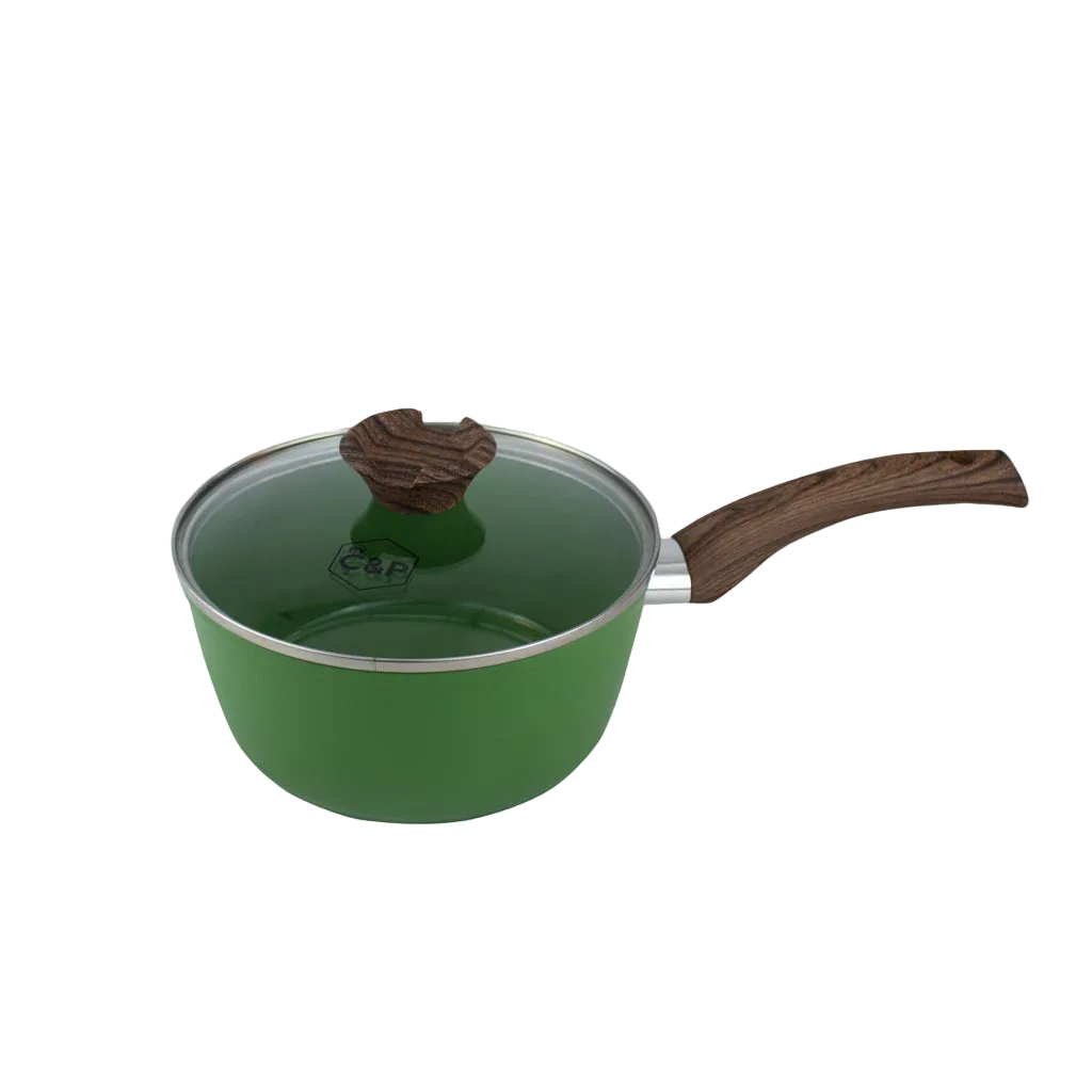Go Green Stieltopf mit Deckel 18 cm