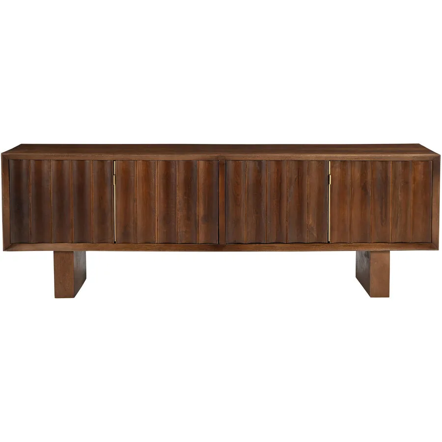 Lowboard Rondo braun Mangoholz massiv B 180 cm