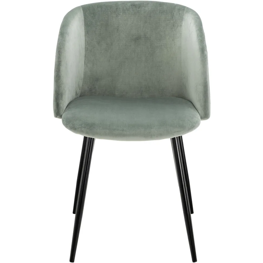 Schalenstuhl Yves Grün Polyester 55 cm