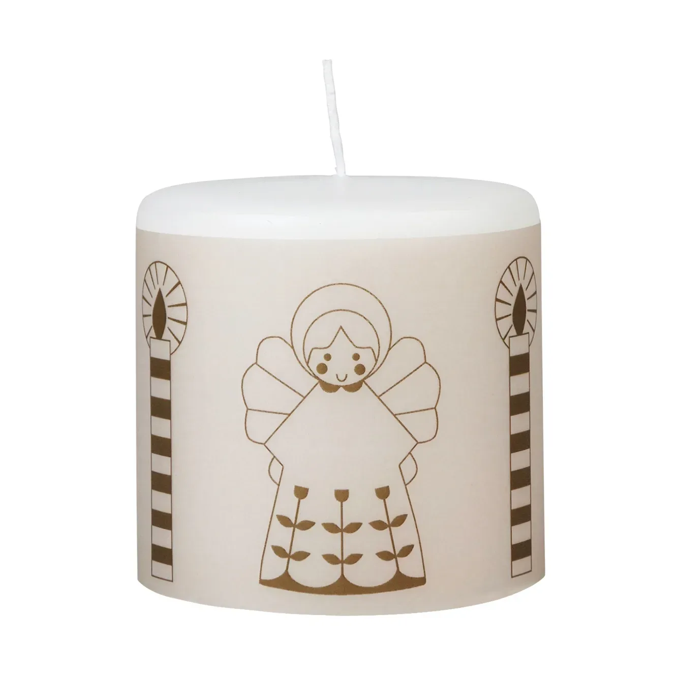 Broste Copenhagen Fairy Tale ljus 8 cm Vit-grön