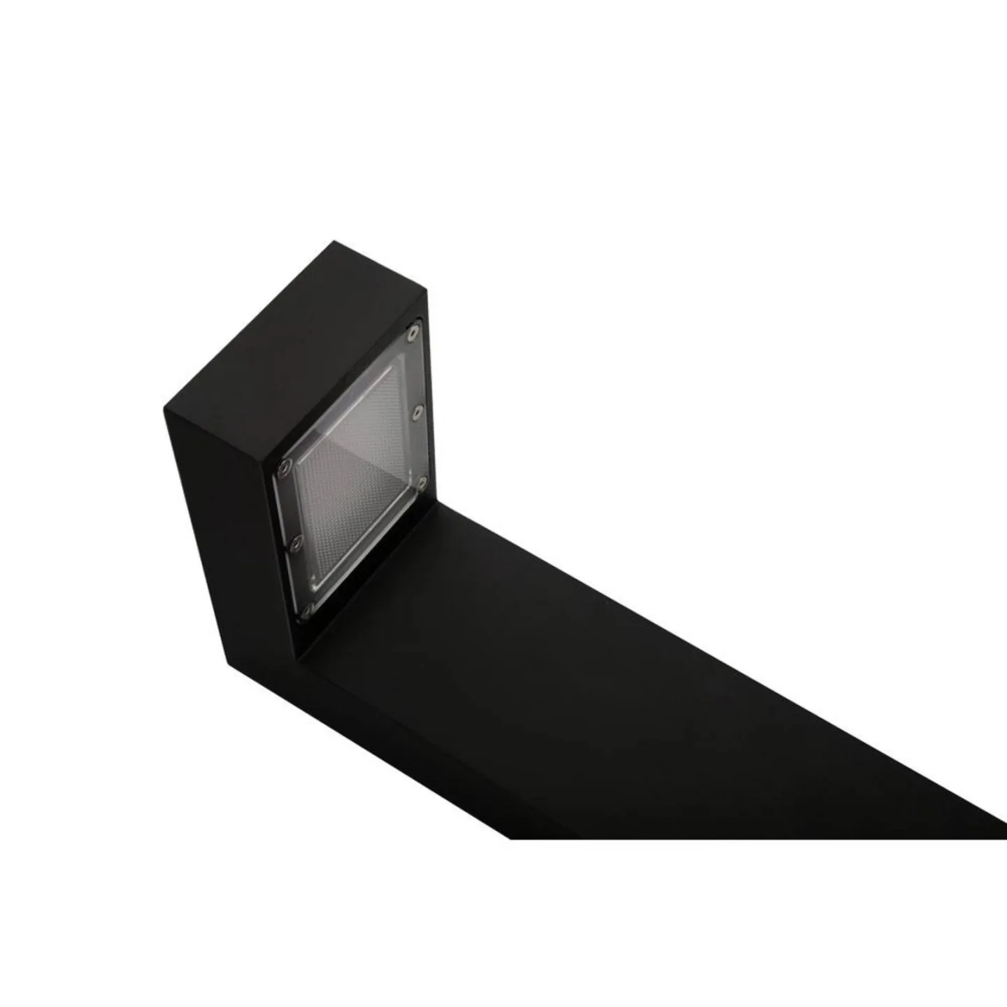 Asker LED-pullertlampe, svart, 85 cm, med betongfeste – Norlys - Terrasse - Aluminium