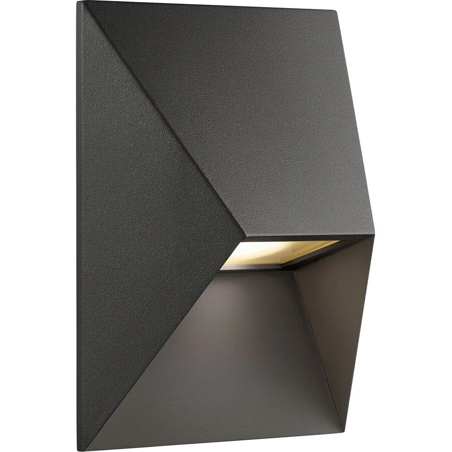 NORDLUX Wandlampe aussen Pontino Schwarz Aluminium 15 cm 19 cm