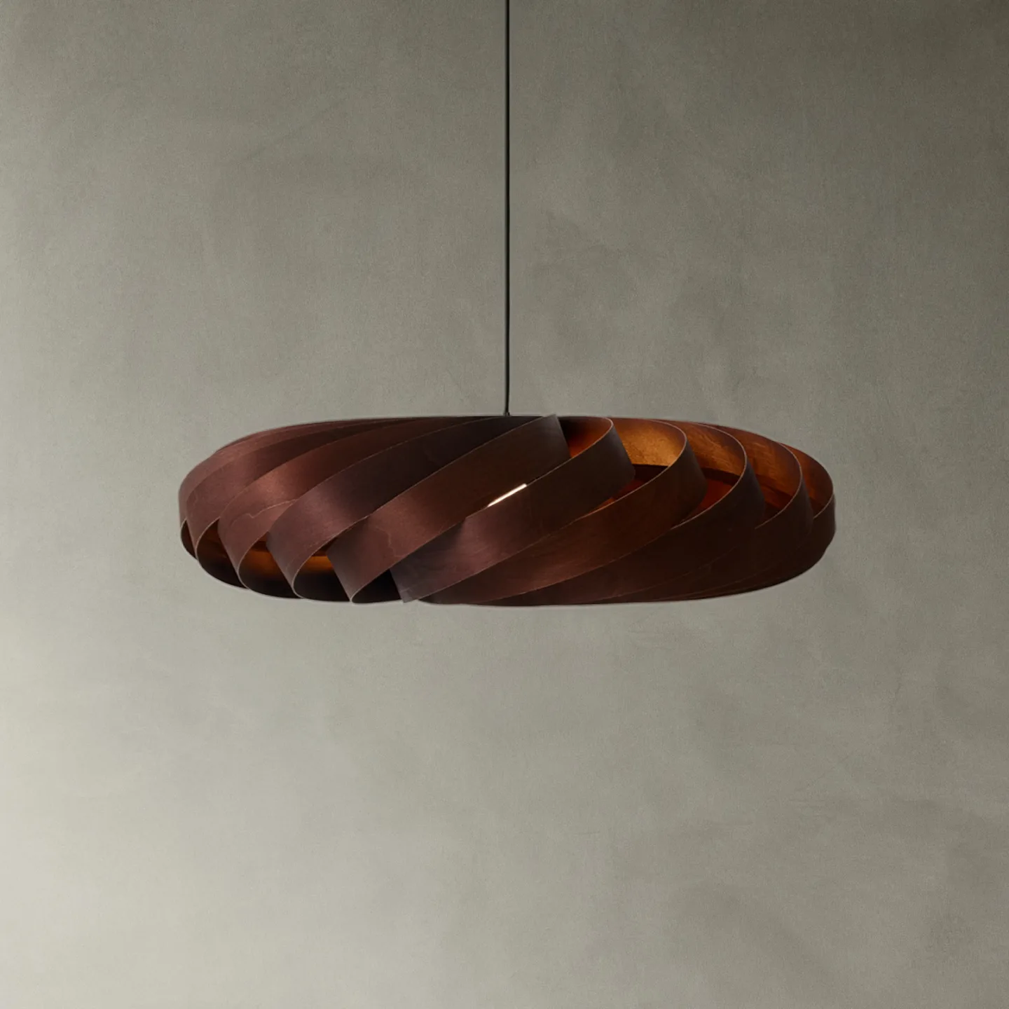 TR5 Taklampa Ø100 Birch Brown - Tom Rossau - Vardagsrum - Trä