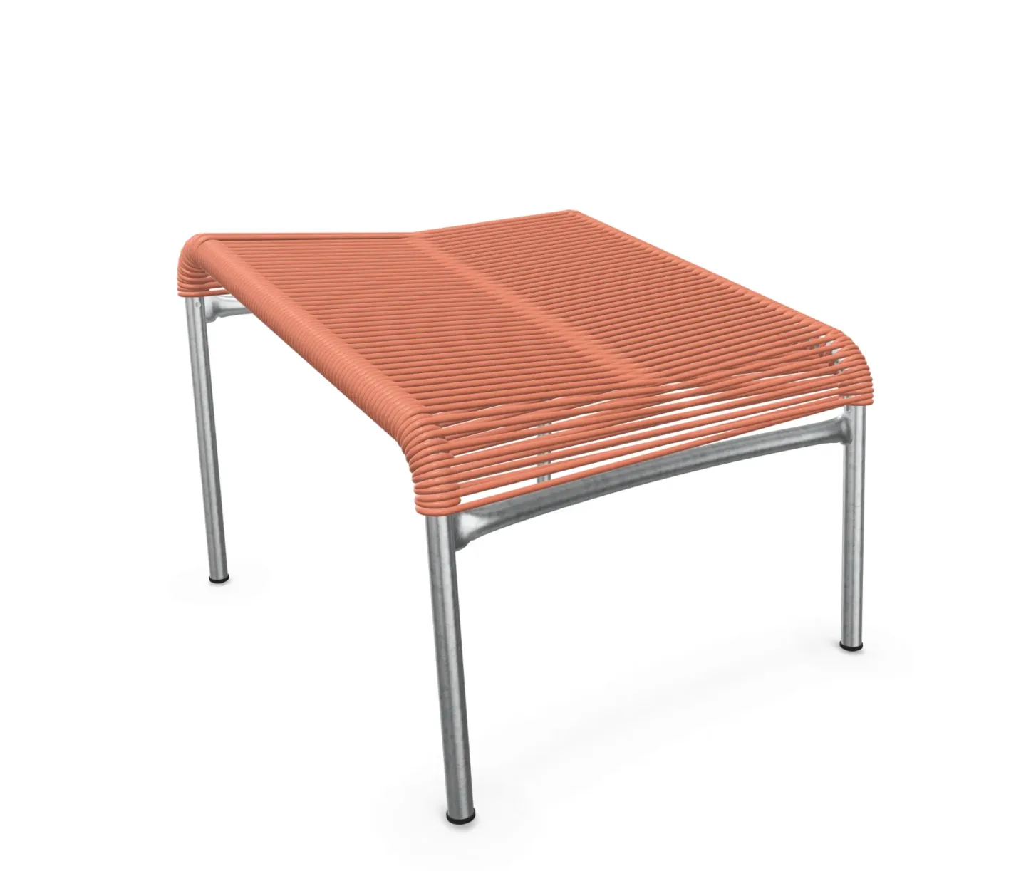 Schaffner Spaghetti-Fuss-Hocker Säntis Feuerverzinkt Braun | Schubiger Möbel