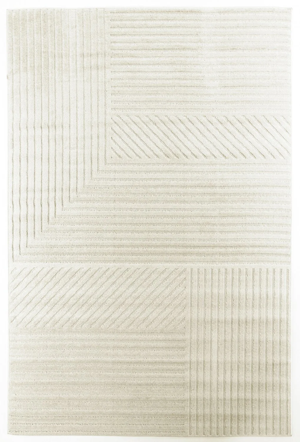 Shaggy Indoor-Outdoor - Avalon (cream) (Størrelse: 160 x 230 cm)