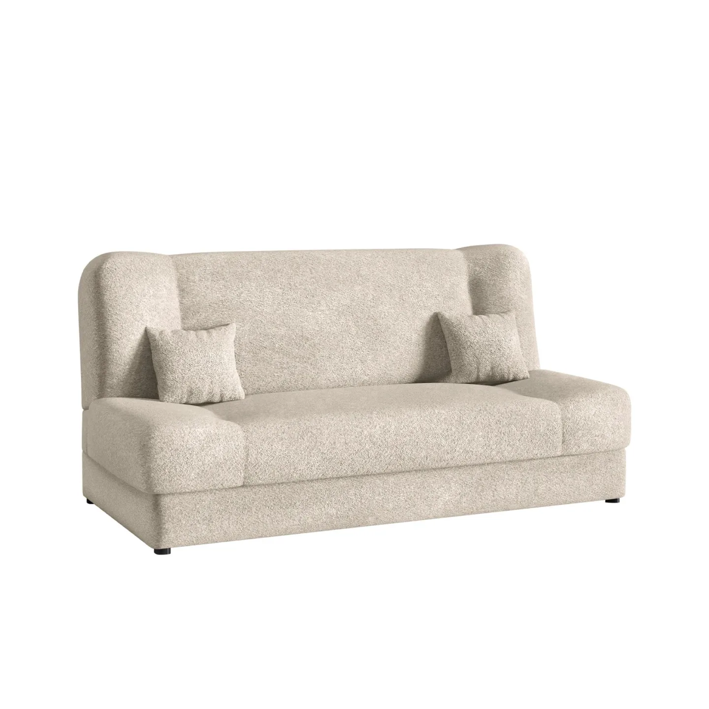 Abron 3-sits Bäddsoffa med förvaring - beige