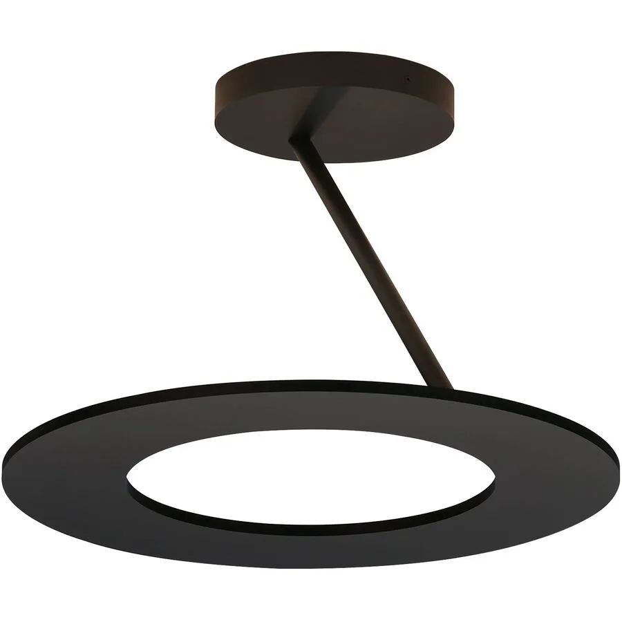 Bopp Deckenlampe Stella Schwarz Aluminium 30 cm 20 cm - LED - Lichtfarbe: Extra warmweiss - LED Energiesparlampen