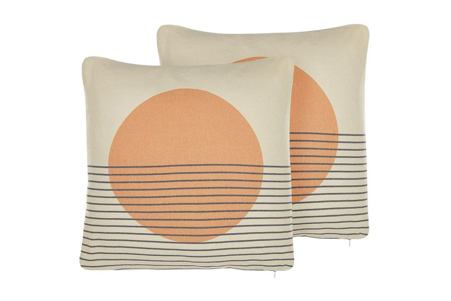 Prydnadskuddar Moonflower set om 2 -