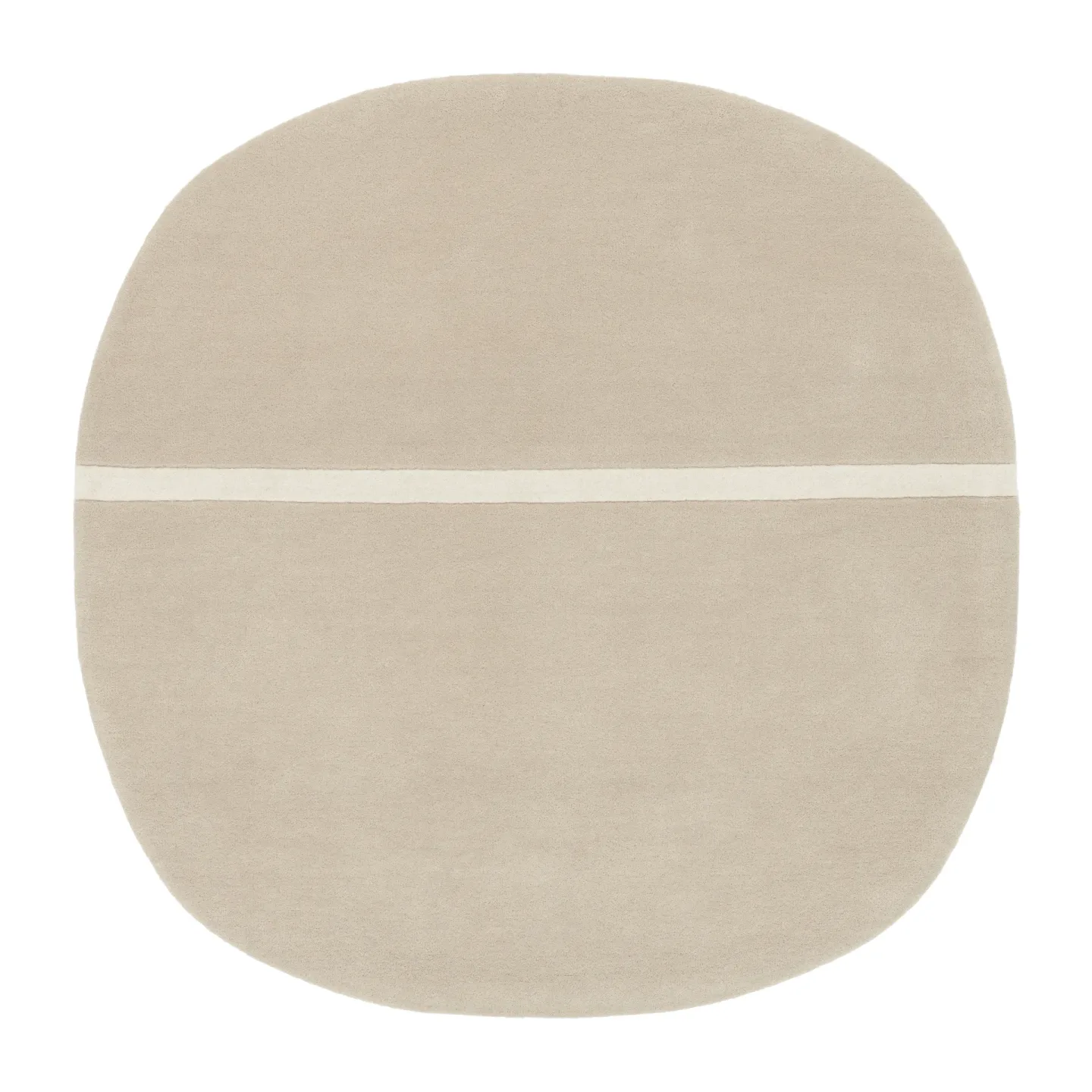 Normann Copenhagen Oona Teppich 140 x 140cm Sand