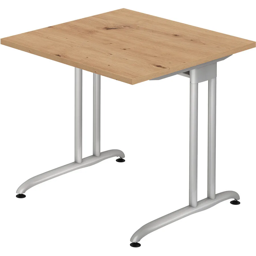 Schreibtisch Office Asteiche Holzwerkstoff B 80 T 80 cm