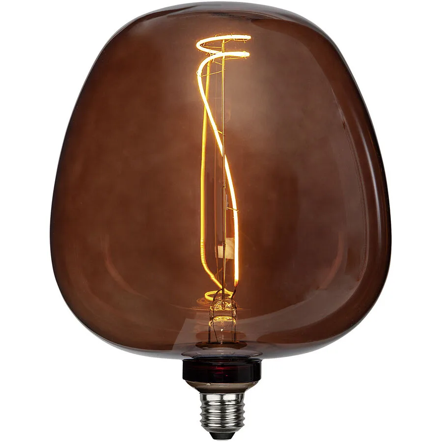 Bulbs Leuchtmittel Bulb Glas E27 2 W - Farbe: dunkelbraun - LED - Lichtfarbe: Kerzenlicht - LED Leuchtmittel