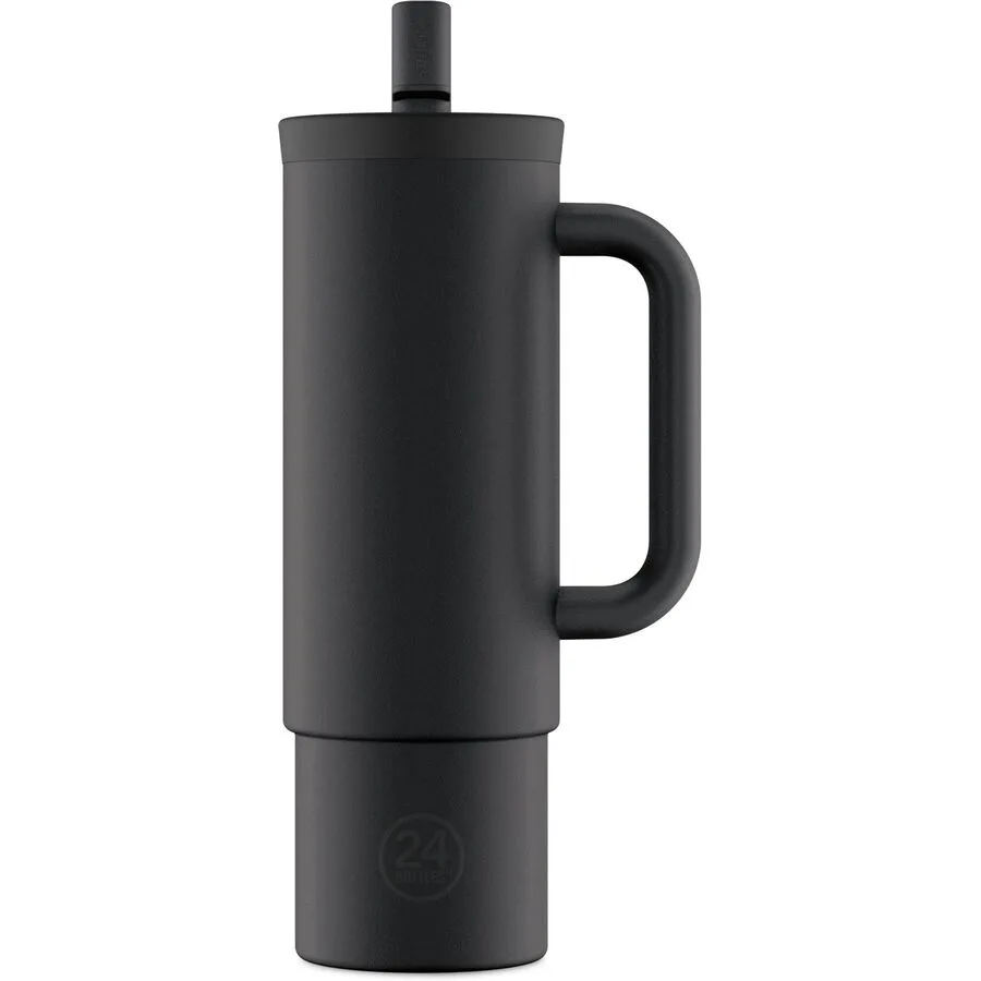Thermobecher 24 Bottles Schwarz matt H 24.5 cm 800 ml