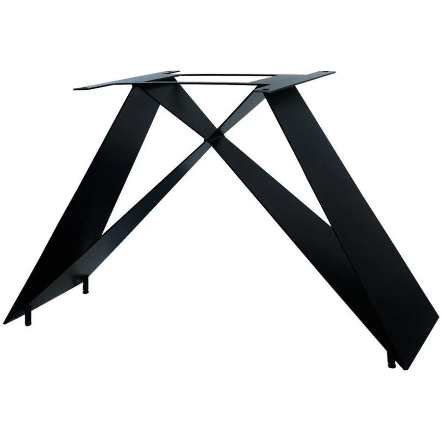 Tischgestell Parv schwarz matt Eisen B 105 cm T 44.5 cm