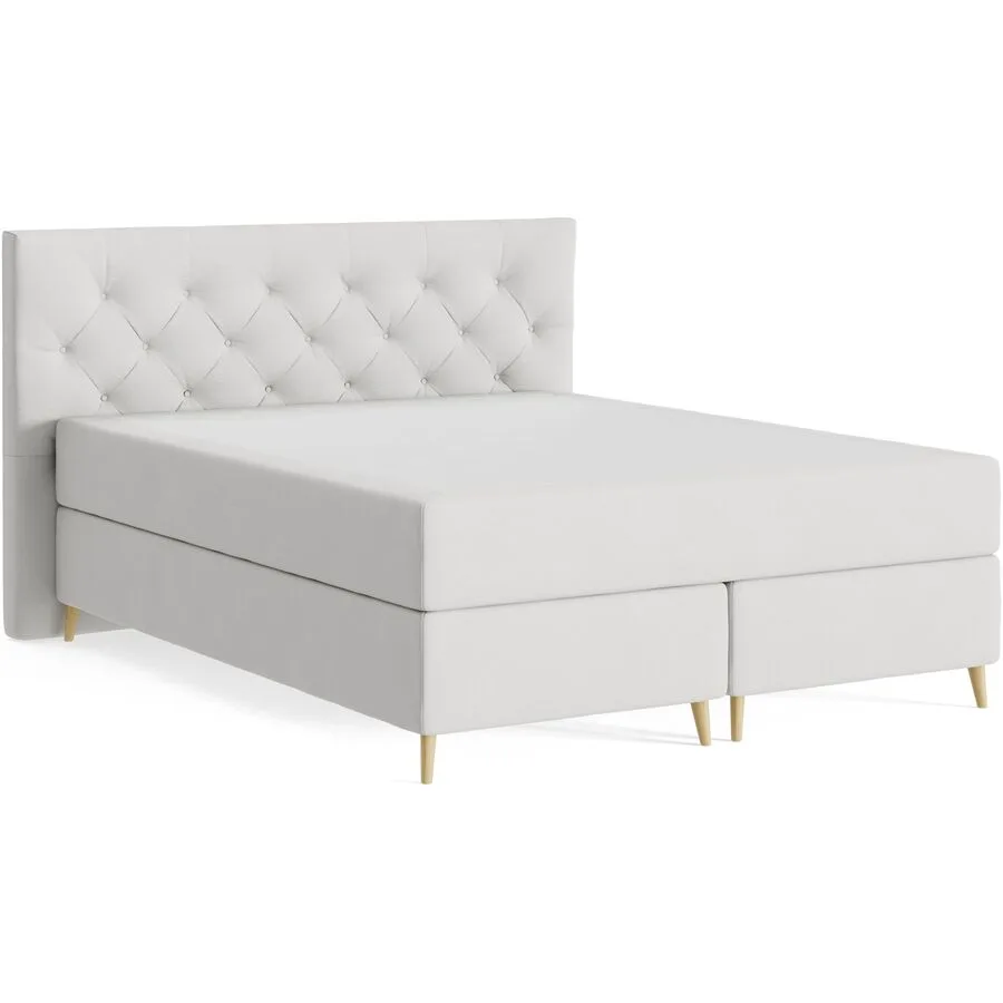 Boxspringbett Sørensen Wish - 110 Linen 160 x 200 cm - Möbel Konfigurator: Traummöbel individuell zusammenstellen
