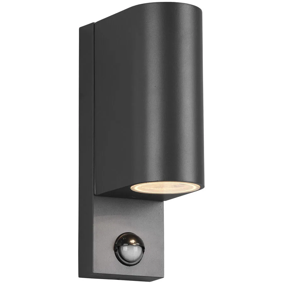 Wandlampe aussen Reeya Grau 7 cm 22 cm - Farbe: anthrazit - Material: Aluminium-Druckguss