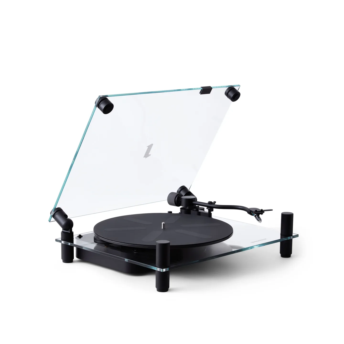 Transparent Sound - Transparent Turntable - Black - Ljud och teknik - Svart - Glas/Metall