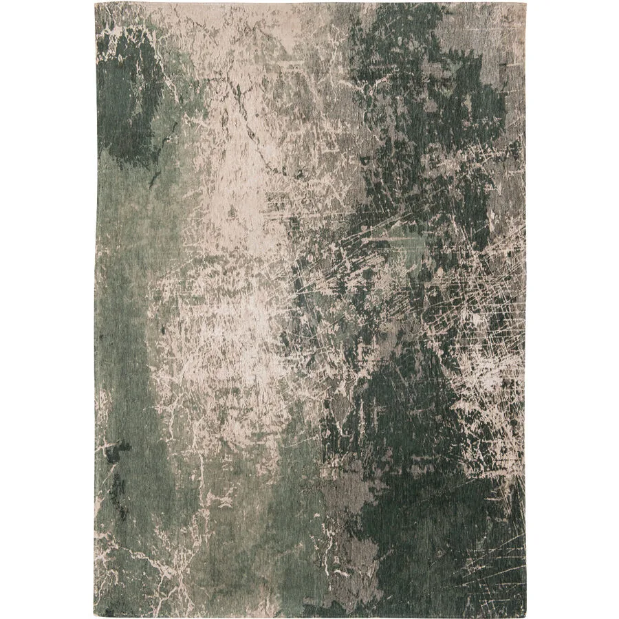 Teppich Cracks Schwarz/Beige/Grün Polyester 240 cm 340 cm