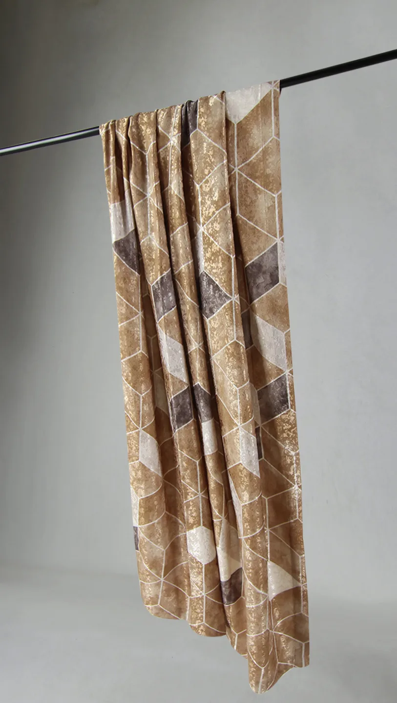 Gardin - Joanna (beige) (Størrelse: 140 x 260 cm)