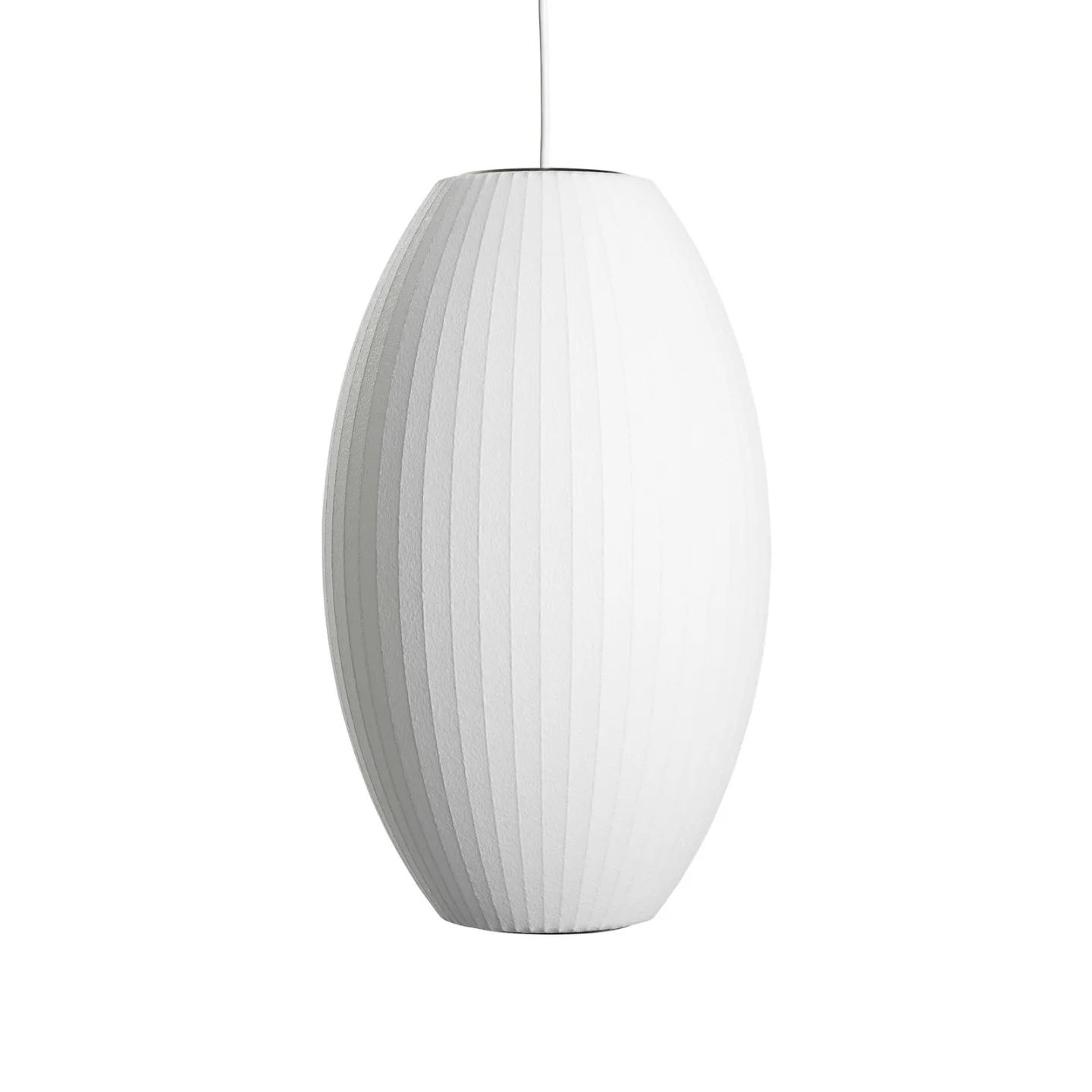 Nelson Cigar Bubble M pendellampe, Ø 33 cm, hvid - HAY - Stue - Design - Plastik - Med én lyskilde