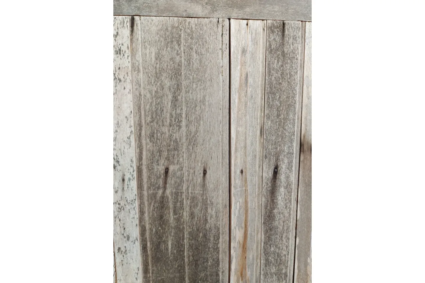 Poster Wooden wall 21x30 cm - Grå