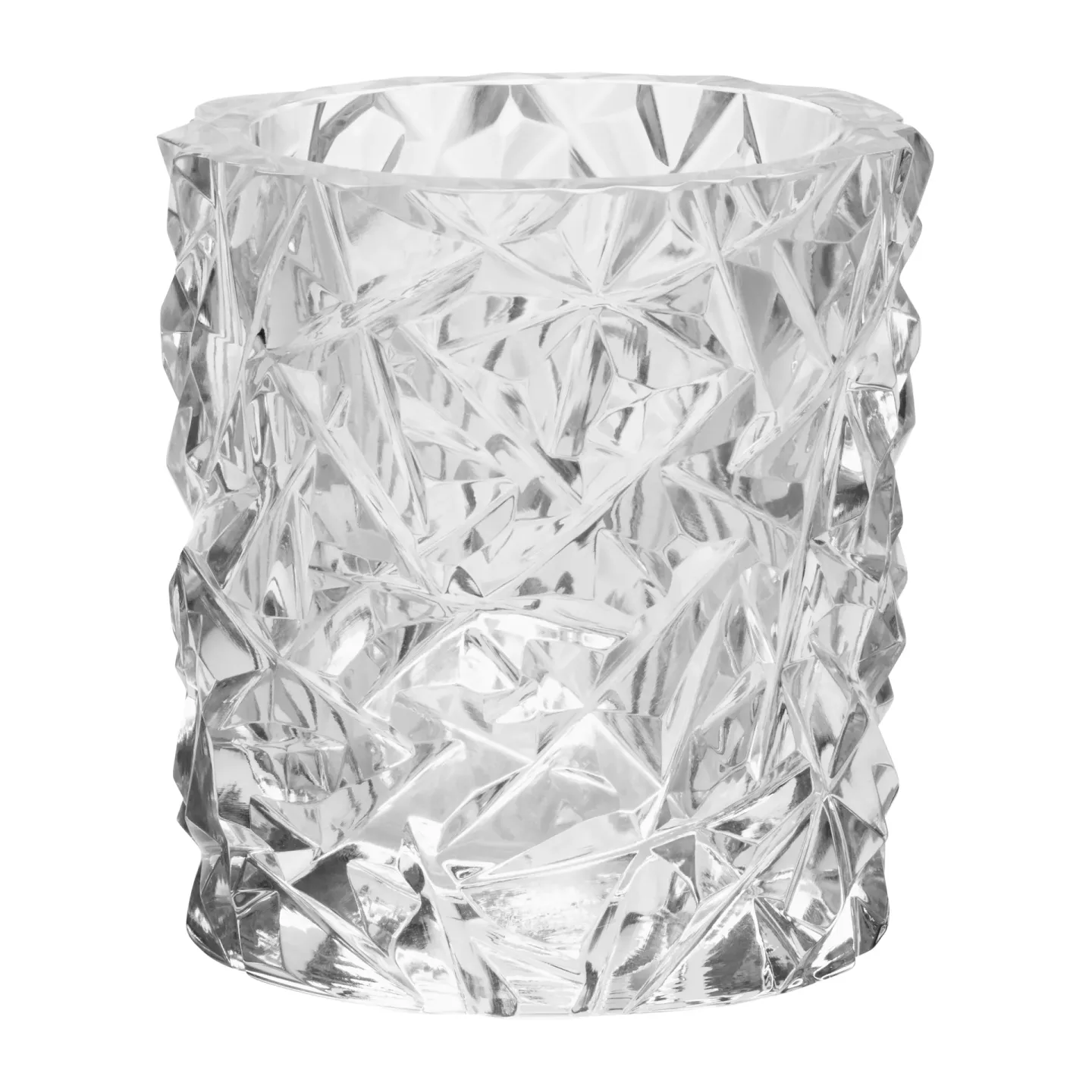 Orrefors Carat Windlicht klar 9,2cm